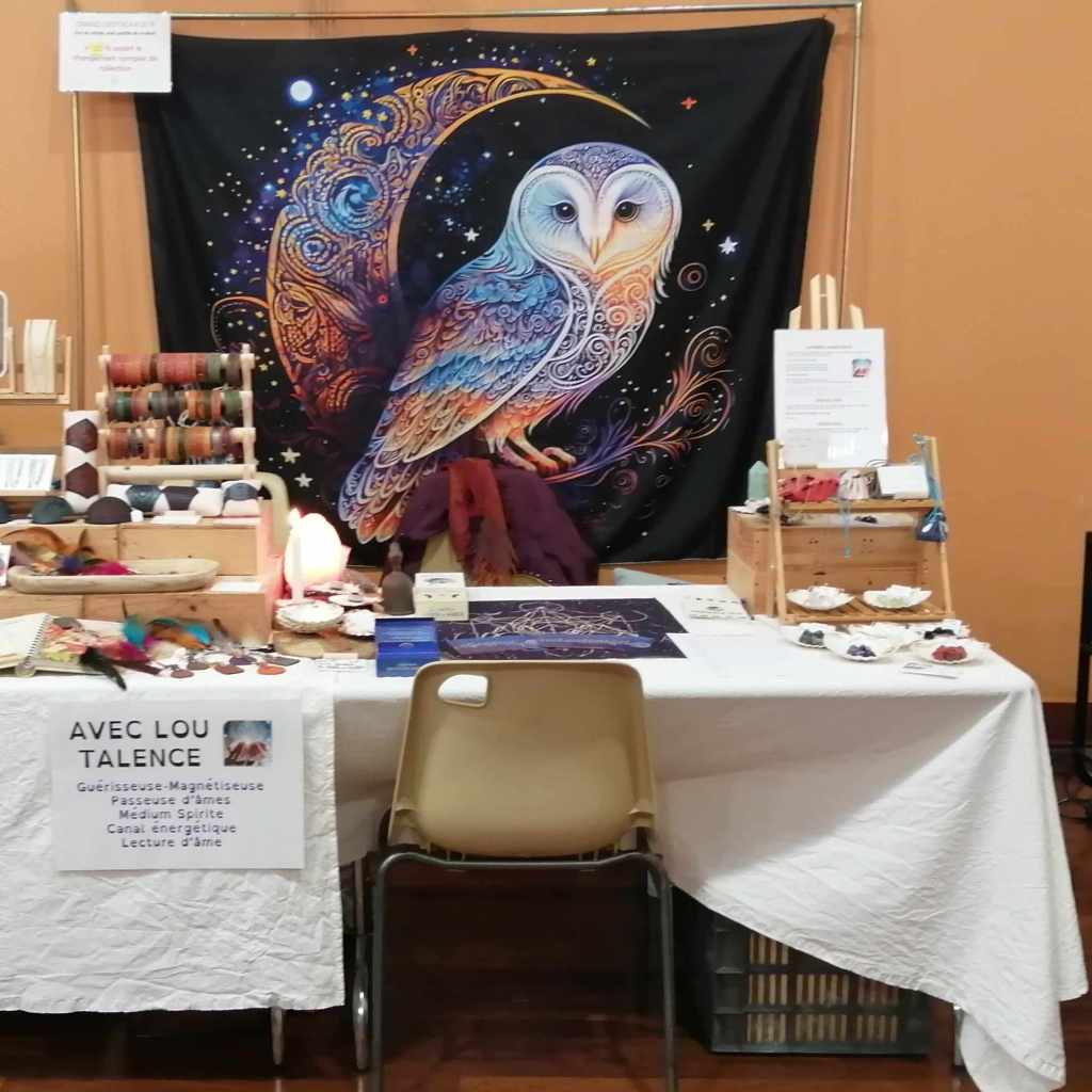Agenda AVEC LOU, énergéticienne, passeuse d'âmes, nettoyage lieu de vie, médium et développement personnel.