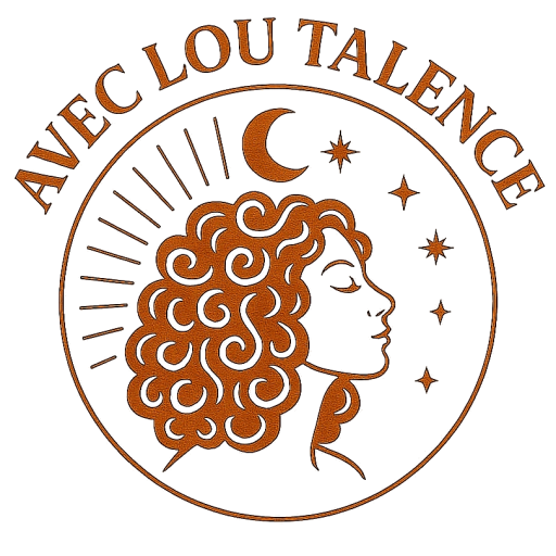 Logo AVEC LOU TALENCE, Magnétiseuse, Énergéticienne, Médium et Passe